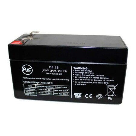 Battery Clerk AJC Sola S2K500 S2K650 12V 7Ah UPS Battery AJC-D7S-B-0-152191